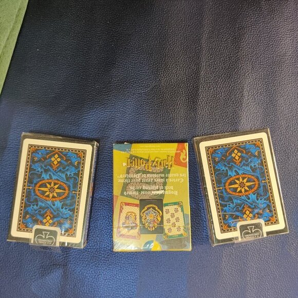 Hogwarts Unopened deck of playing cards and an additional 2 dragonback card sets - Picture 3 of 6